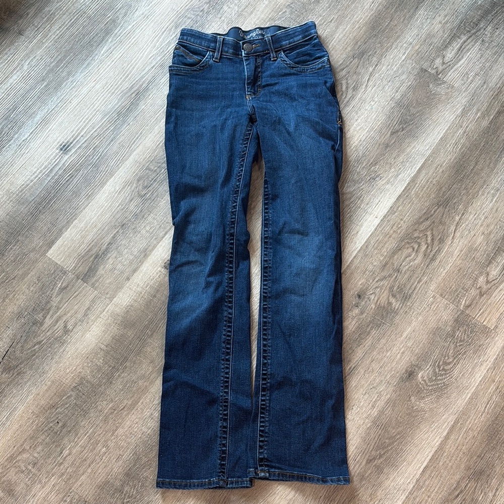 Wrangler Blue High Rise Jeans Classic Style